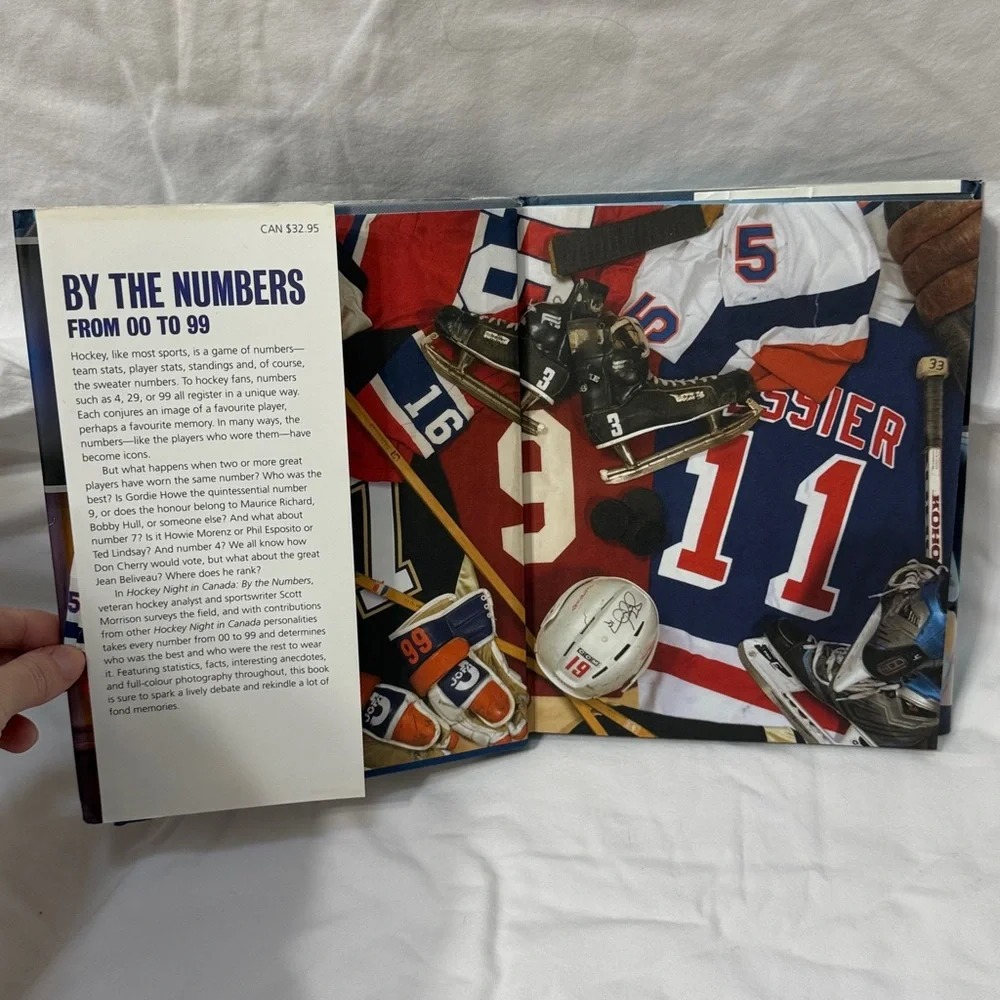 “By the Numbers: From 00 to 99” Hardcover Hockey Legends Book by Scott Morrison